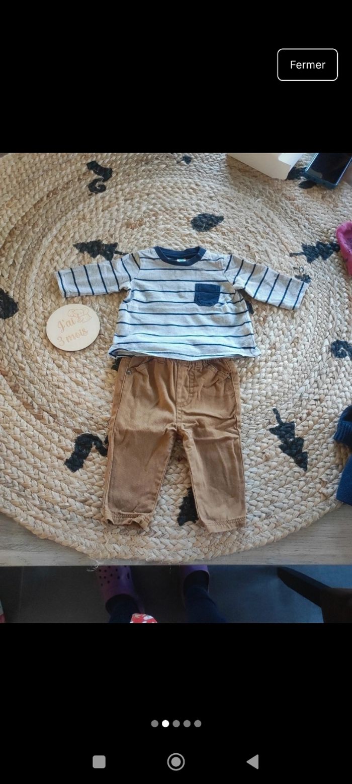 Ensemble bébé garçon 3 mois - photo numéro 2