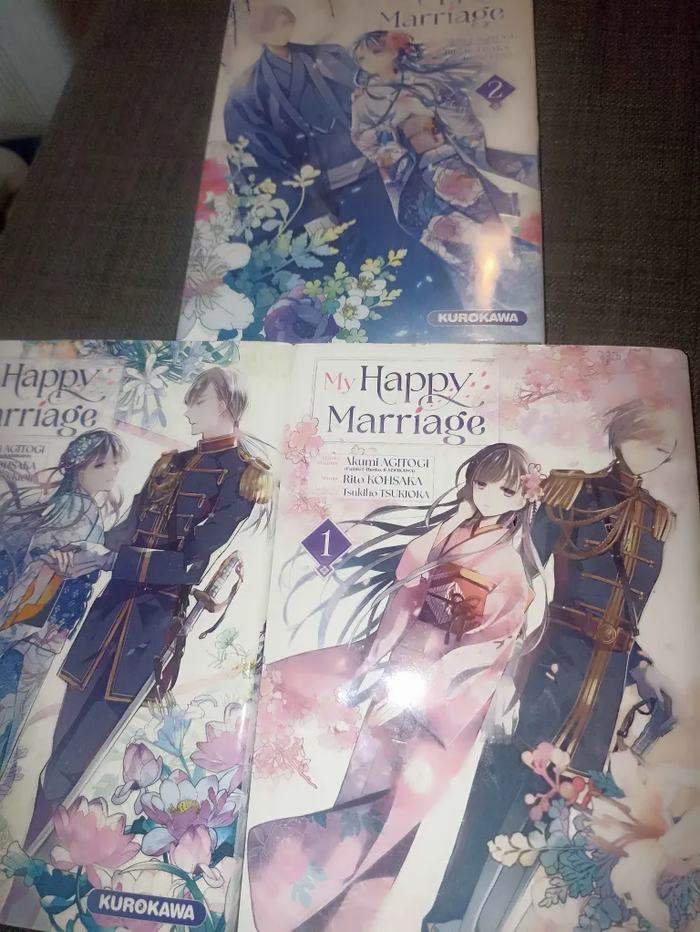 Lot des 3 premier tomes de "My happy marriage" Très bon état - photo numéro 4