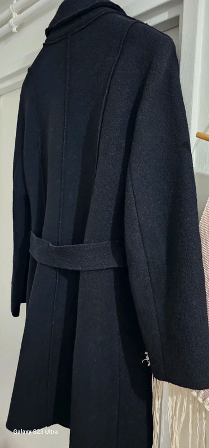 Manteau Caban laine bouille Woolmark Saint James Taille 36 - photo numéro 9
