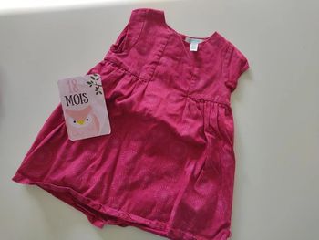 Robe chic avec doublure taille 18 mois