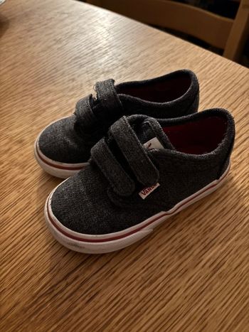 Vans en jean gris à scratch taille 21,5