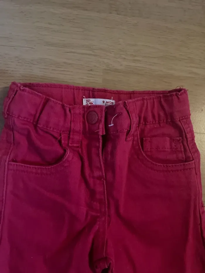 Pantalon fille 9 mois DPAM - photo numéro 2