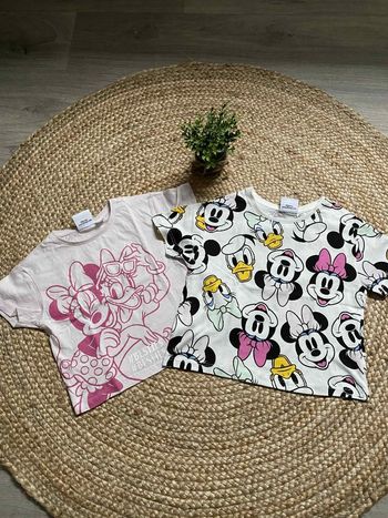 Lot de 2 t-shirts mc minnie disney 2/4 ans