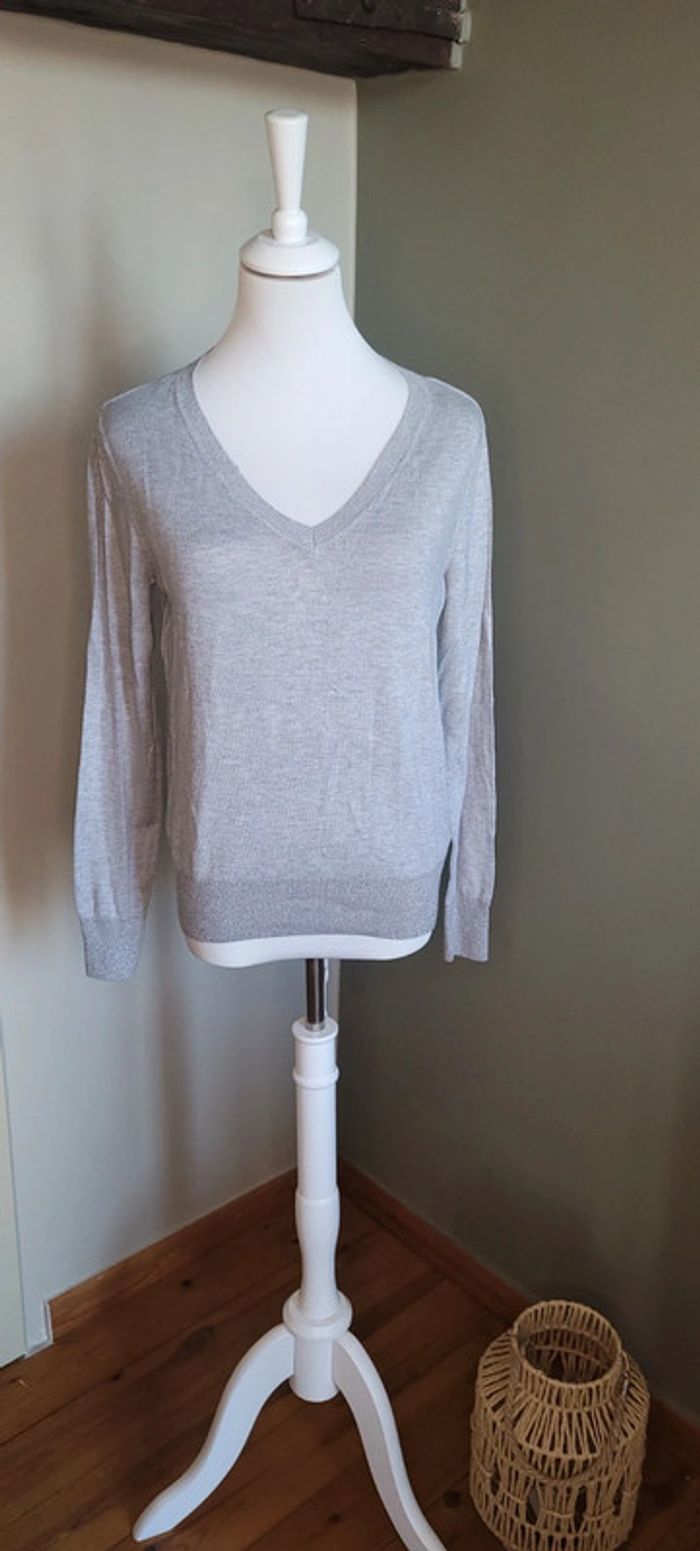 Joli pull gris JBC Taille M Parfait état
