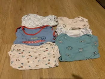 6 bodies manches longues 3 ans