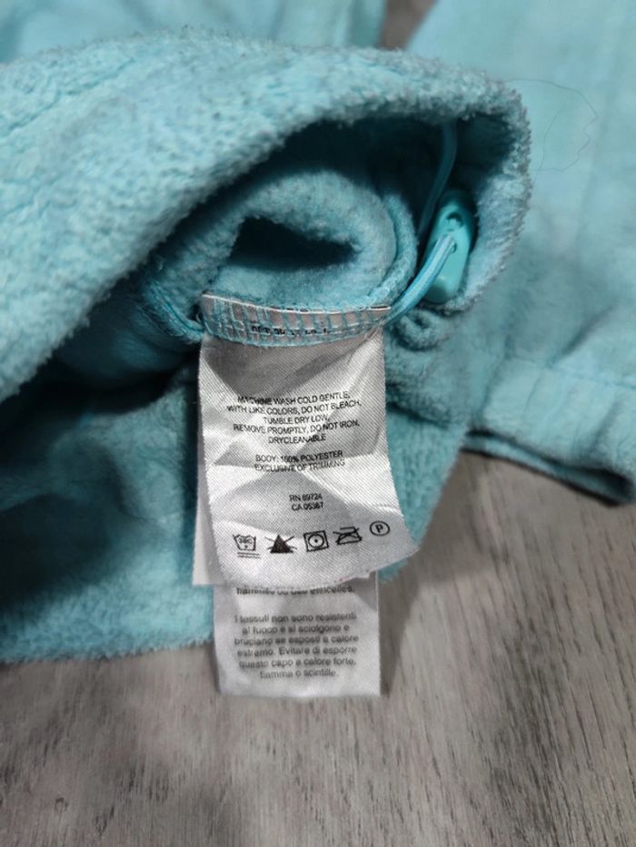 Veste Polaire Columbia Bleu Clair Logo Brodé Taille S Femme - photo numéro 7