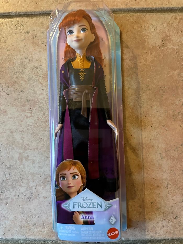 Poupée Disney Anna la reine des neiges Mattel Neuf