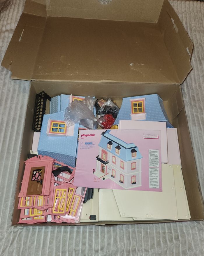 Playmobil 5303 – Grande maison vintage – Complète avec boîte & notice - photo numéro 5