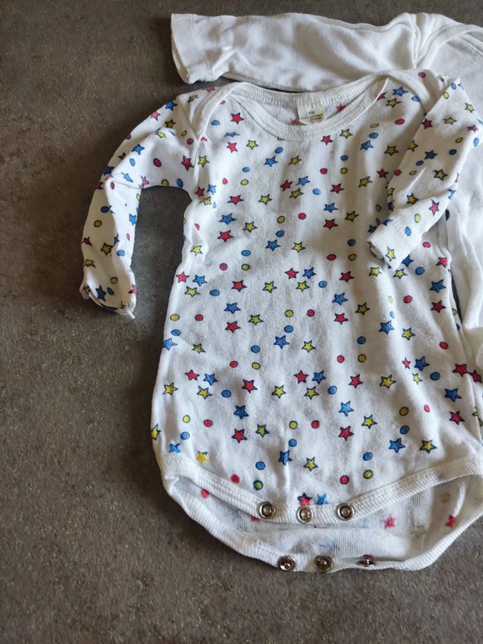 lot 3 body 6 mois manches longues - photo numéro 2