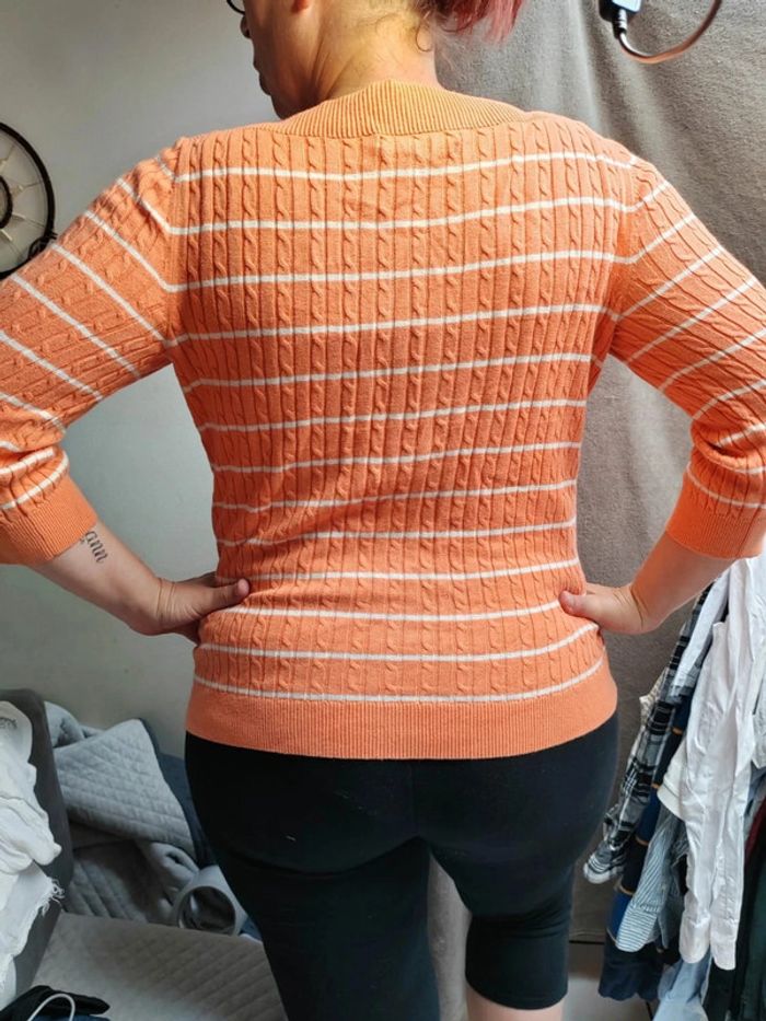 Pull léger torsadé lauren ralph lauren - photo numéro 2