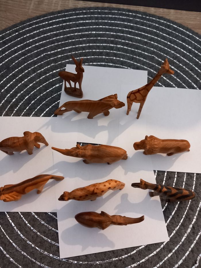 Animaux de la savane   les 10 animaux
2cm de haut sur 5  environ - photo numéro 5