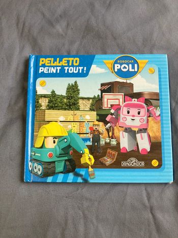 Livre robocar poli, pelleto peint tout !