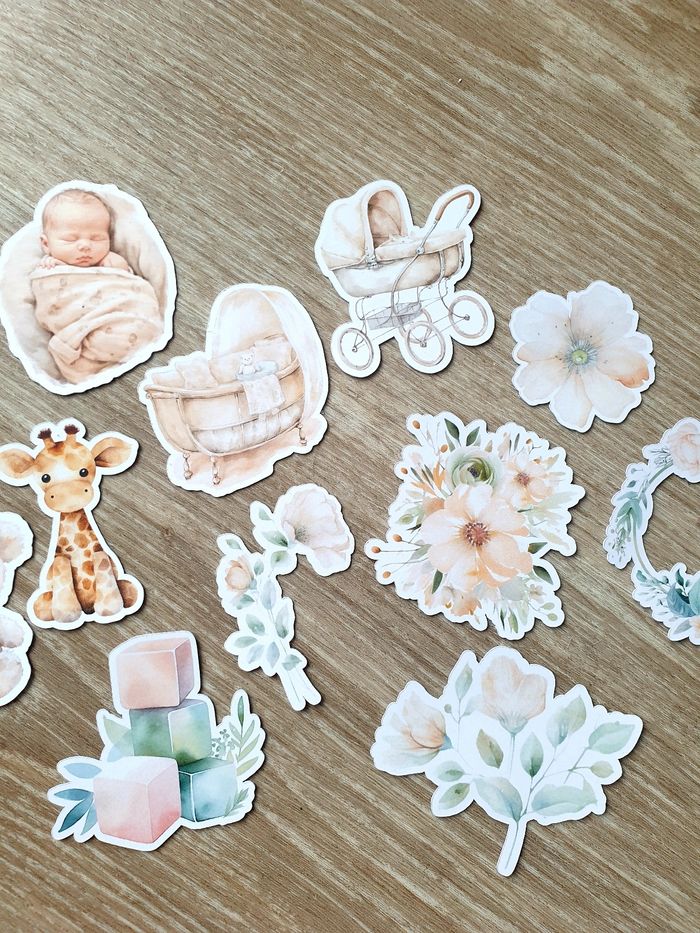 Die cut naissance scrapbooking - photo numéro 3