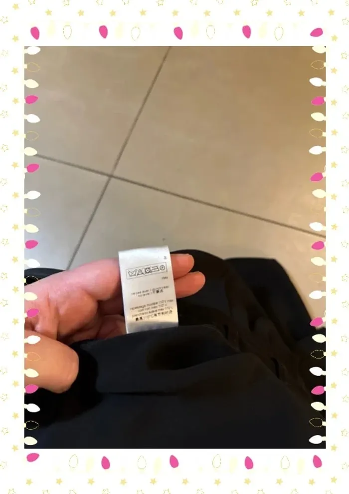 Pantalon 3/4 femme noir comme neuf mis une fois tara jarmon taille 44 - photo numéro 8