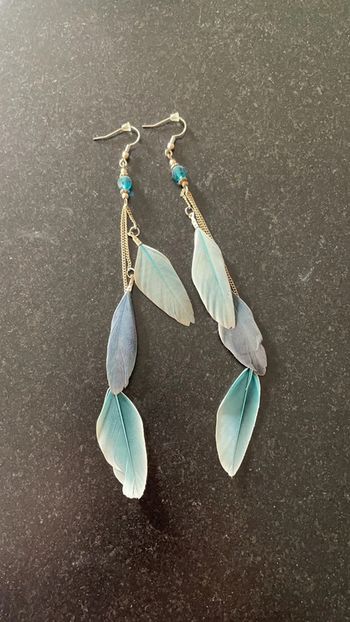 Boucles d’oreilles plumes