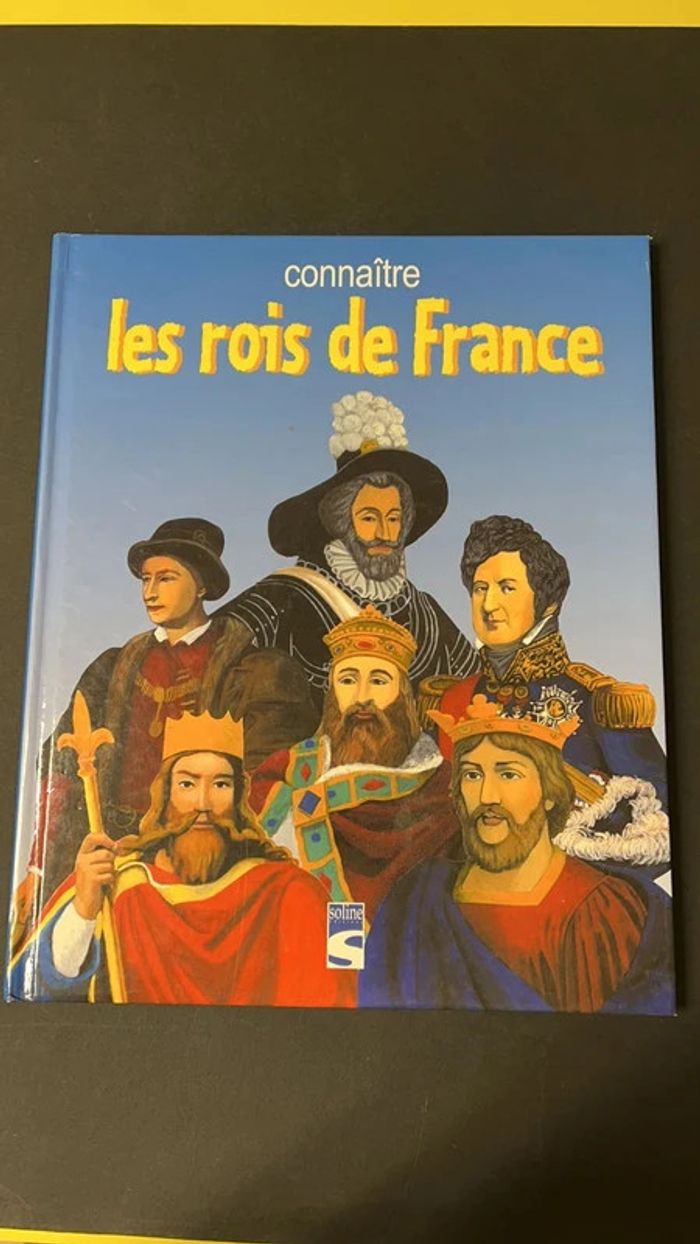🤩 Connaître les rois de France livre éducatif