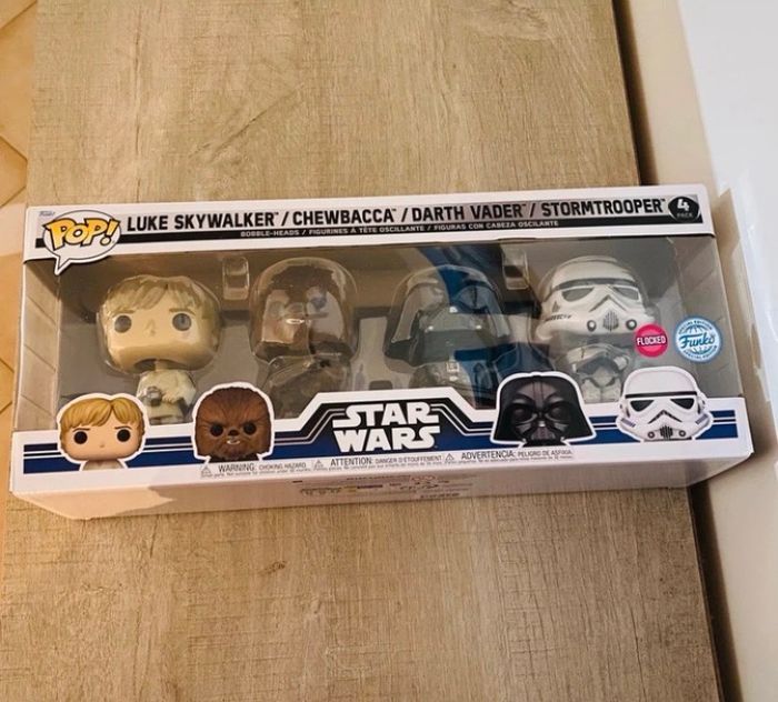 coffret de 4 pop star wars neuf - jamais ouvert- en parfait état - photo numéro 2