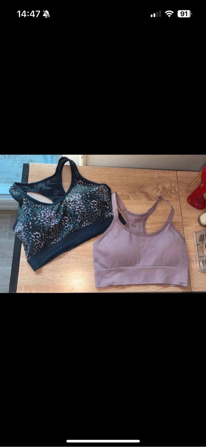 Lot de 2 brassières femme - photo numéro 3