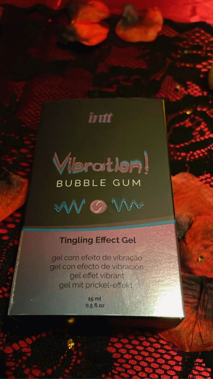 Gel lubrifiant vibrant bubble gum
