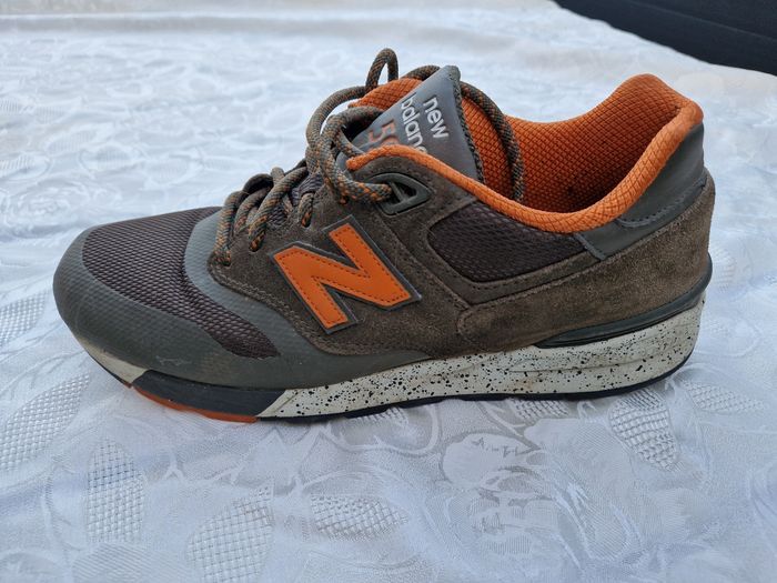 Baskets kaki orange homme New balance - photo numéro 5