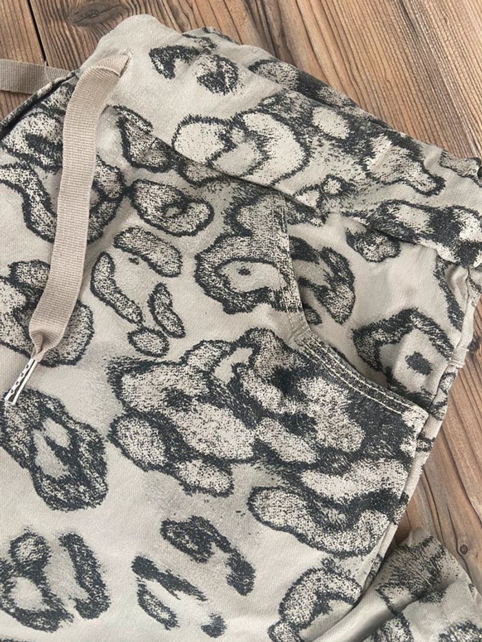 Pantalon jogpant élastane imprimé - photo numéro 3