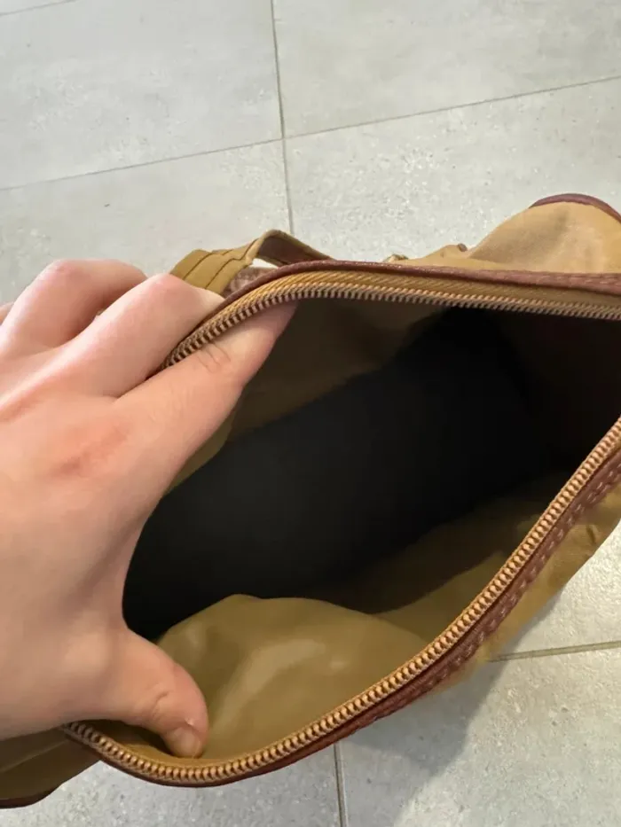 Sac à main et bandoulière marron, très bon état, 31x25cm - photo numéro 4