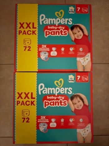 Couches Pampers Taille 7 Neuf