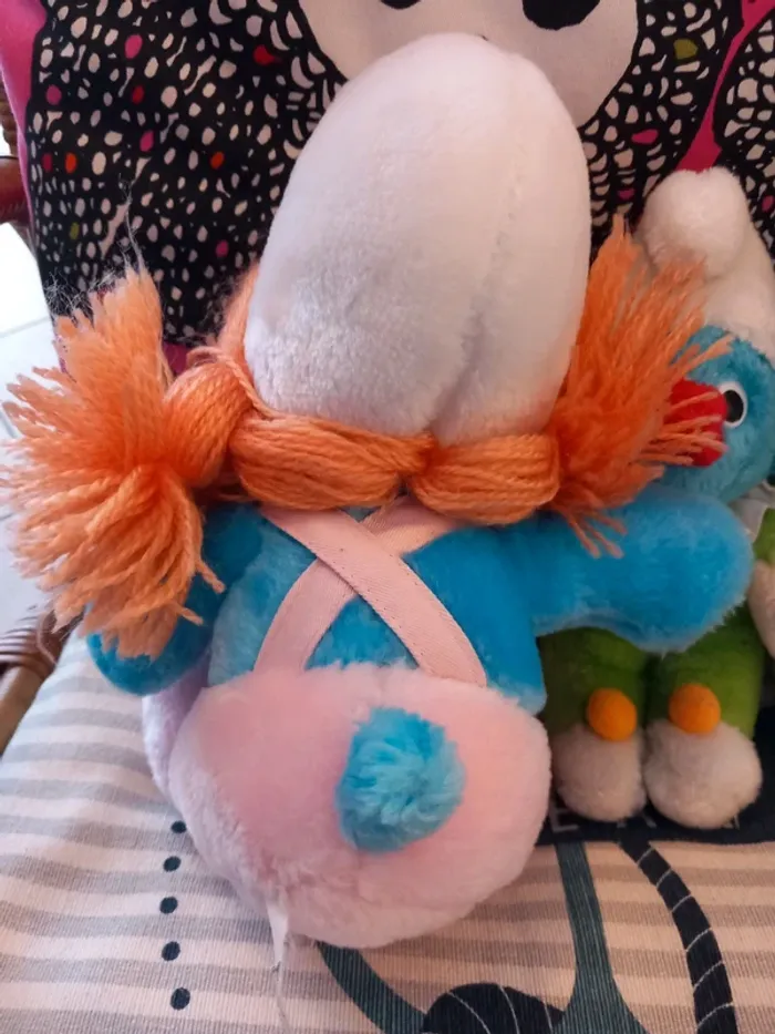 3 peluches vintages schtroumpf - photo numéro 6