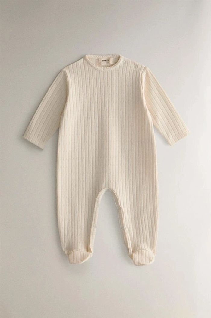 Lot de 4 Pyjamas/Grenouillères Bébé Côtelée - photo numéro 2