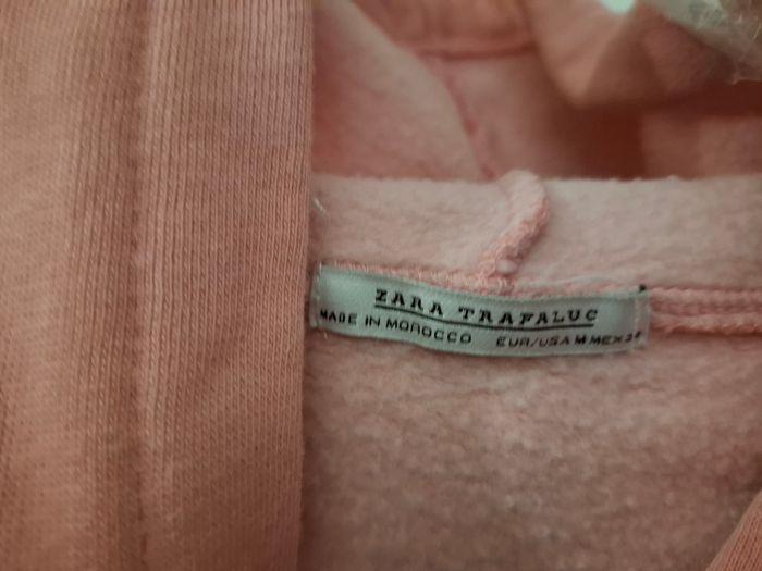 Sweat courte avec capuche zara taille 38 en très bon état - photo numéro 4