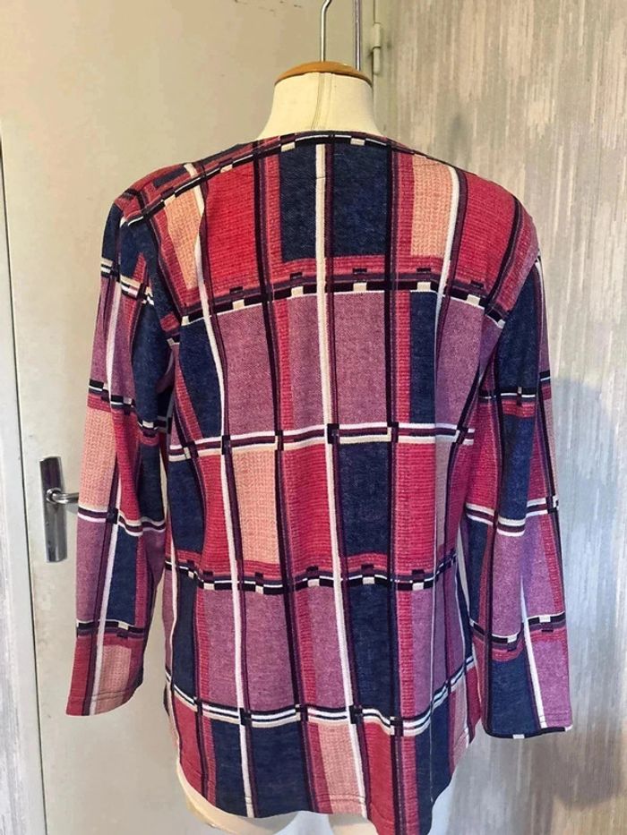 Blouse vintage avec épaulette taille 42 • - photo numéro 3