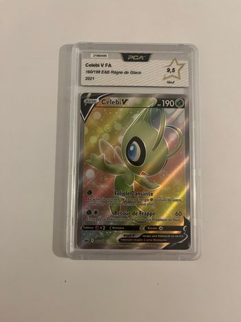 Carte Pokémon Celebi V 160/198 PCA 9,5