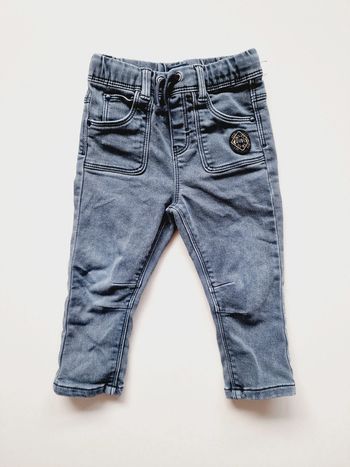 Kiabi - Pantalon en jean - Bleu / gris (18 mois)