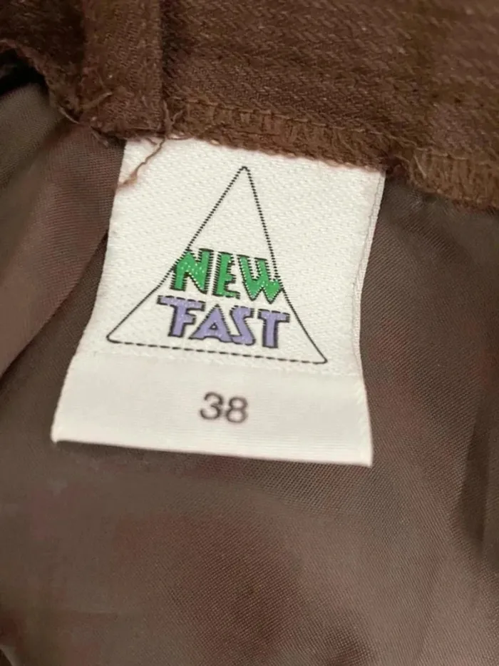 Jupe brune courte taille 38 - photo numéro 3
