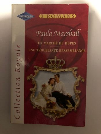 Livre 2 romans Paula Marshall