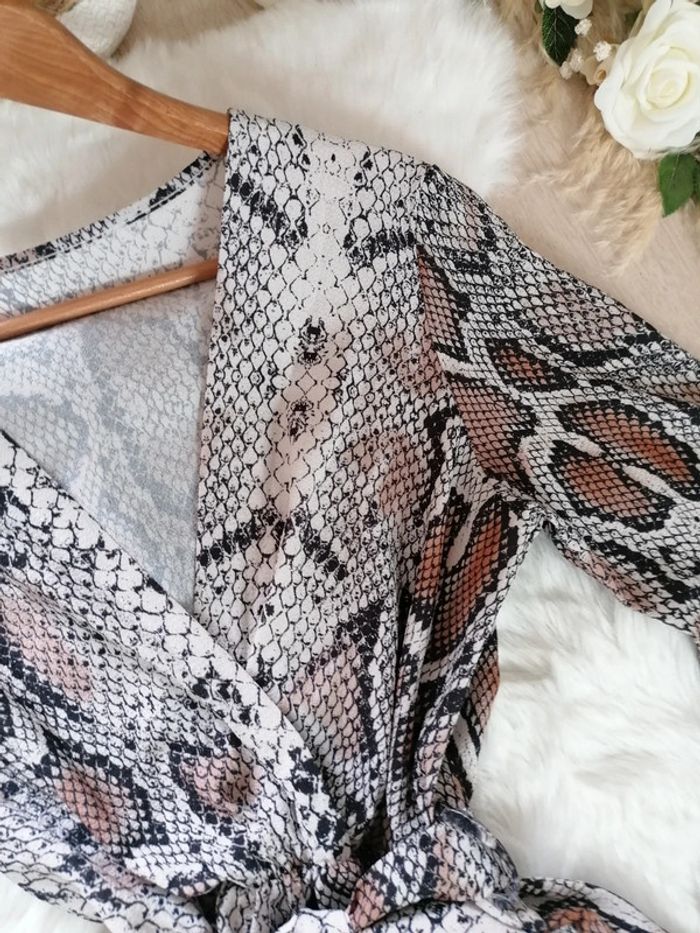 Robe longue leopard taille S - photo numéro 2