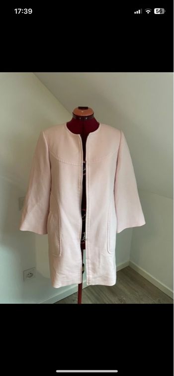 Manteau rose Zara