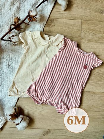 🍎 Lot combi-shorts / 6 MOIS