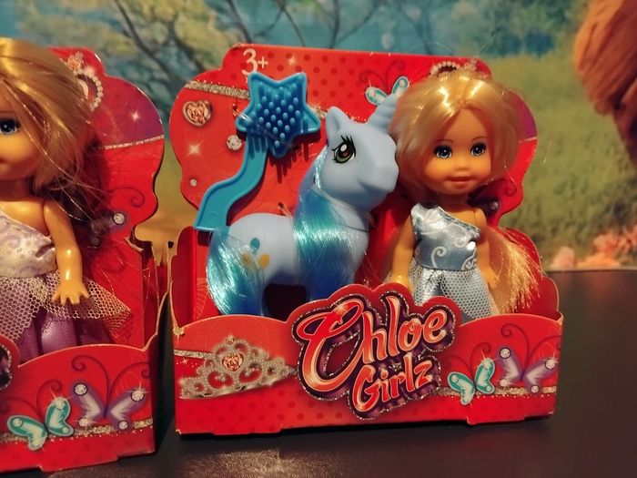 Lot de 3 mini barbie avec sa licorne - photo numéro 4