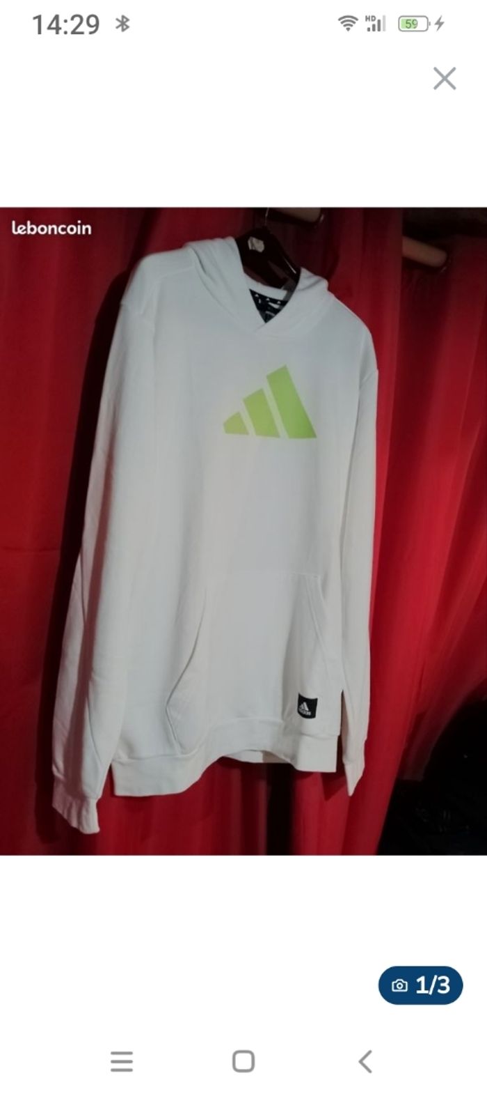 Sweat homme adidas