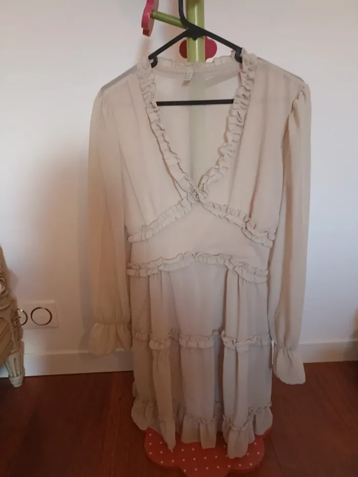 Très belle robe en voile -T U- 3 cœurs - photo numéro 2