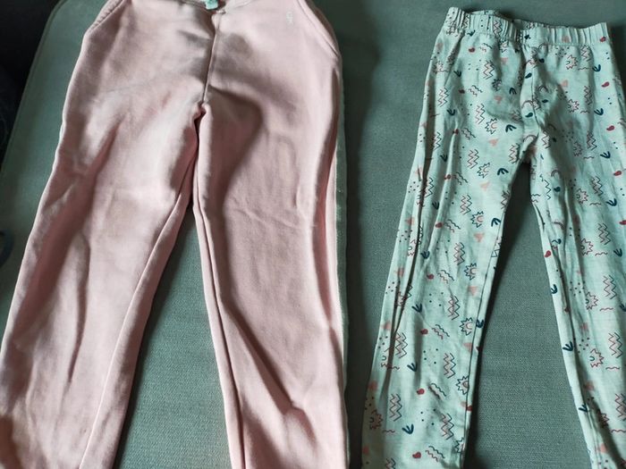 Lot fille 3 ans – Jogging Okaïdi + Legging Tape à l’œil