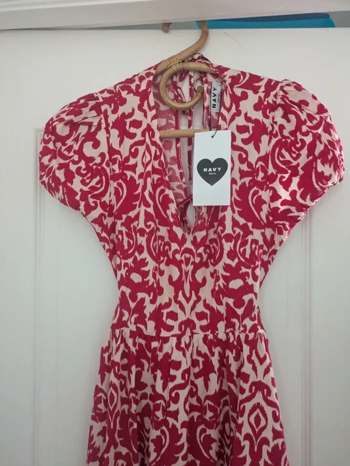 Robe Navy Vera Fushia Taille L - photo numéro 3