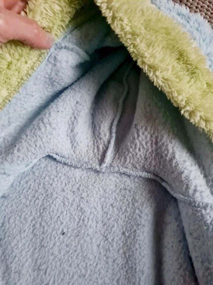 Robe de chambre bleue et verte mixte - 12 mois - photo numéro 7