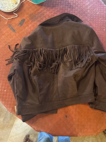 Veste à franges