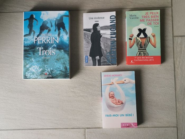 4 romans Feel good - Valérie Perrin - Marie Vareille - Agnès Martin-Lugand - Sinéad Moriarty