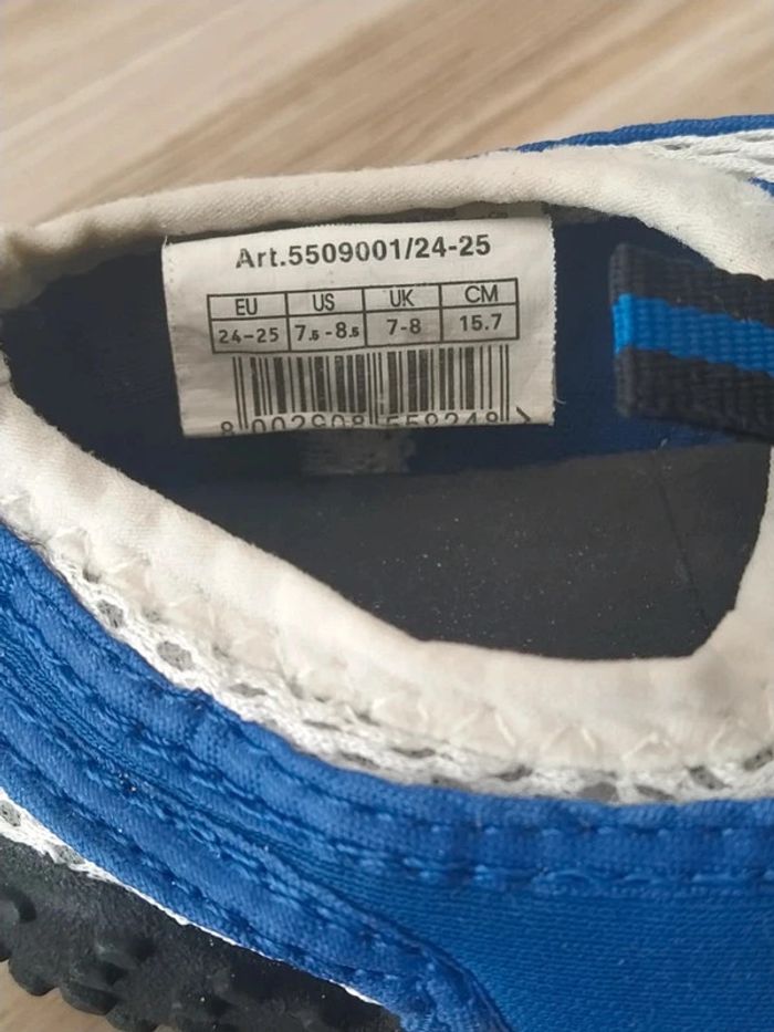 Chaussures aquatiques élastiques, taille 24/25, marque Seac, très bon état. - photo numéro 3
