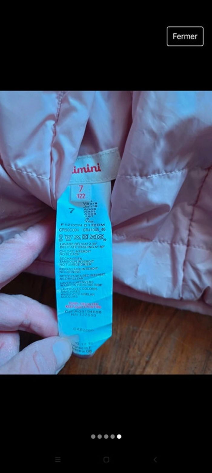 Doudoune réversible Catimini 7 ans - photo numéro 5