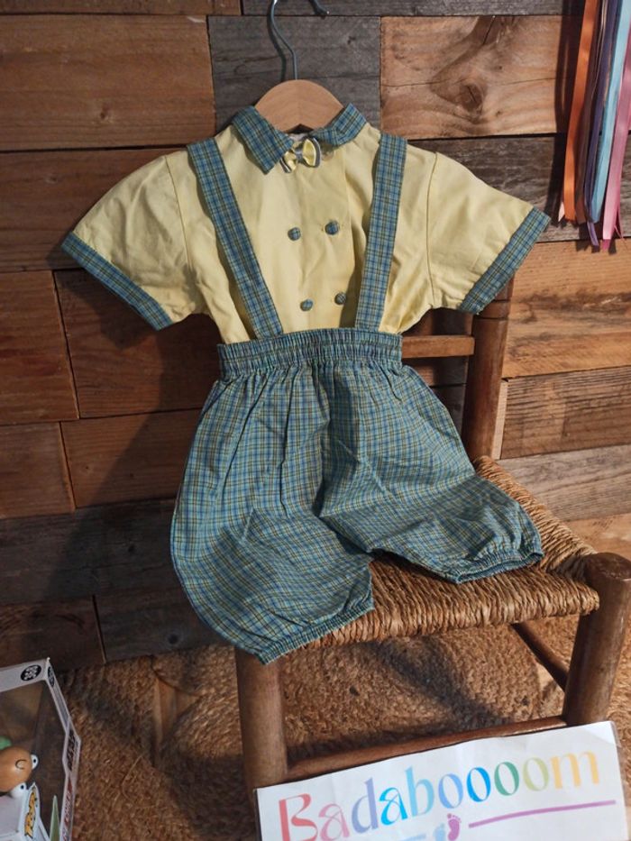 Ensemble vintage 1 ans garçon tbe - photo numéro 2