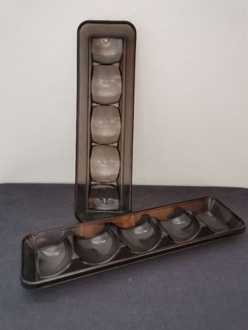 Lot de 2 porte œufs